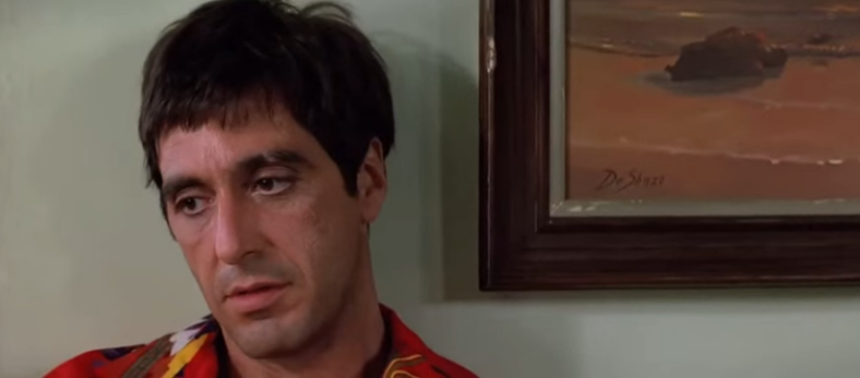 скриншот из фильма "Лицо со шрамом"