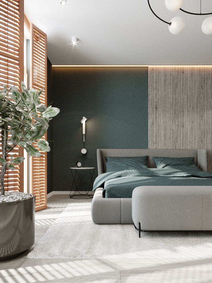 дизайн-интерьера в спальне