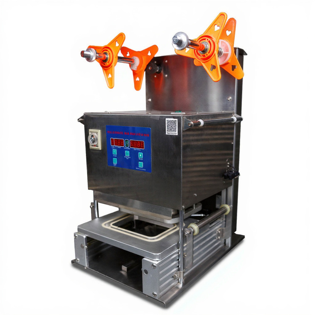 Запайщик лотков Hualian Machinery HL-95A (210х148) (вид сбоку)