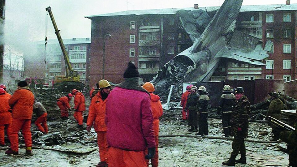 Рухнул на дома: крушение Ан-124 в Иркутске