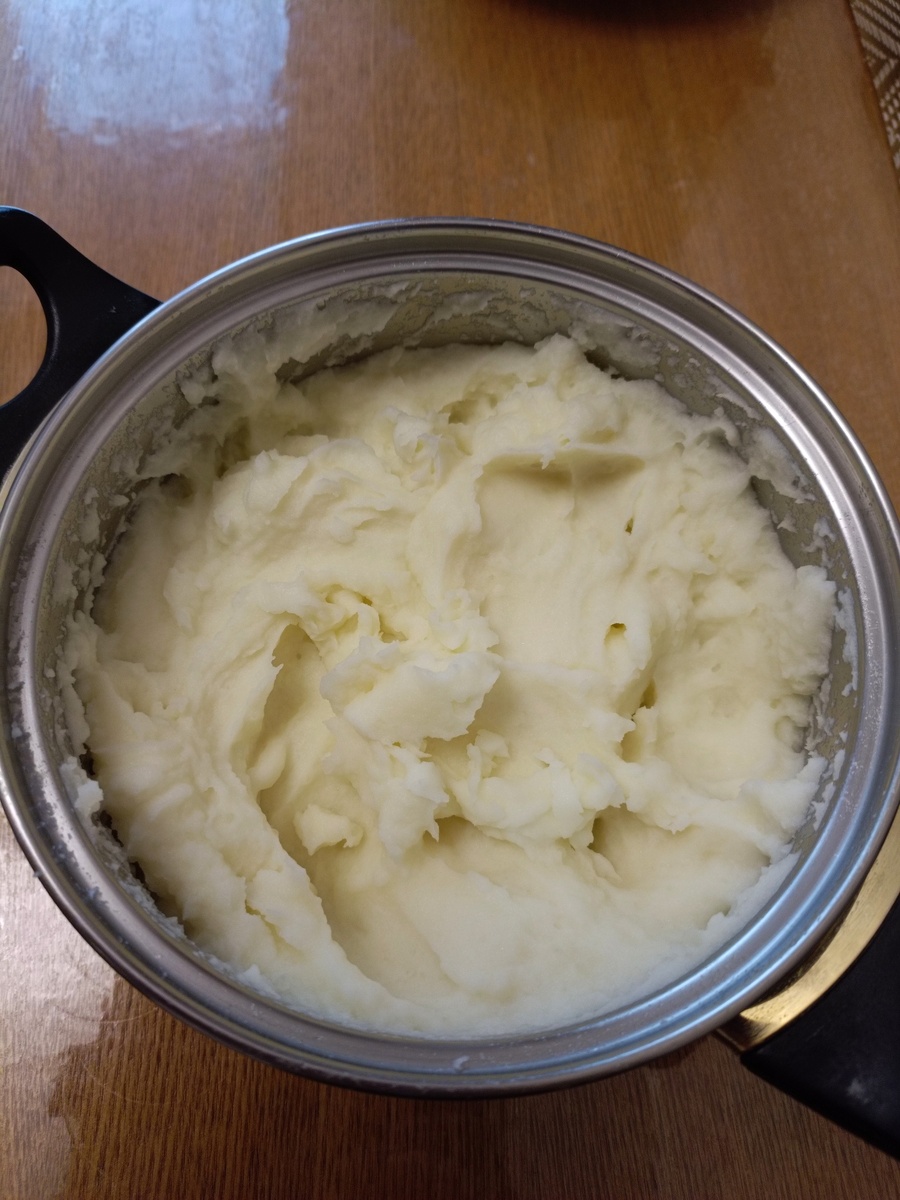Картофельное пюре. Фото автора