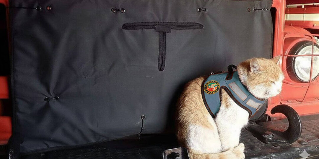 Пушистый пожарный: история кота-талисмана отдельного поста в Заинском районе РТ
