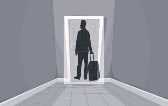 С вещами на выход?