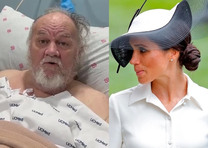 При помощи какого циничного трюка Меган Маркл попыталась создать видимость, что ее беспокоит здоровье отца?