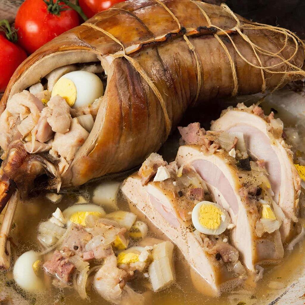 Простой рецепт фаршированной гусиной (или индюшиной) шейки