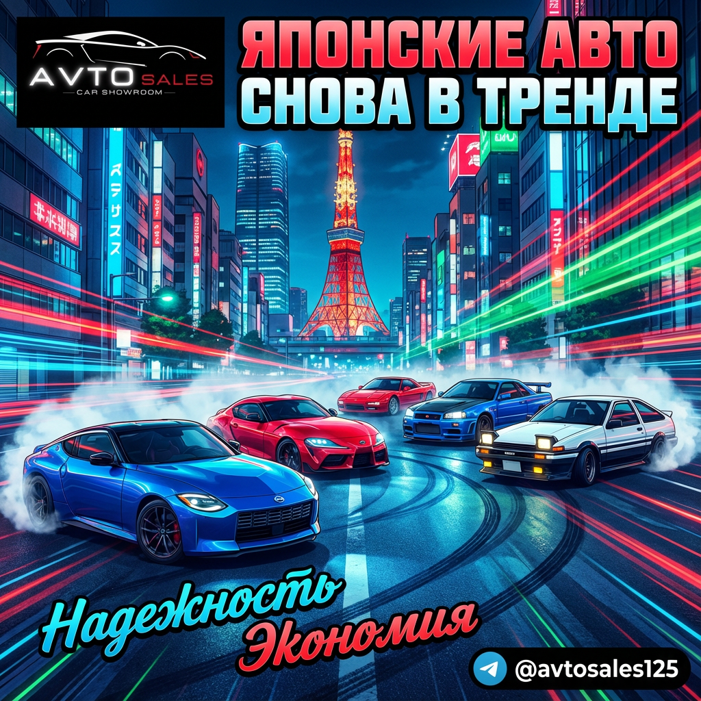    Японские авто 2026: как классика возвращается в тренды России Авто Сейлс