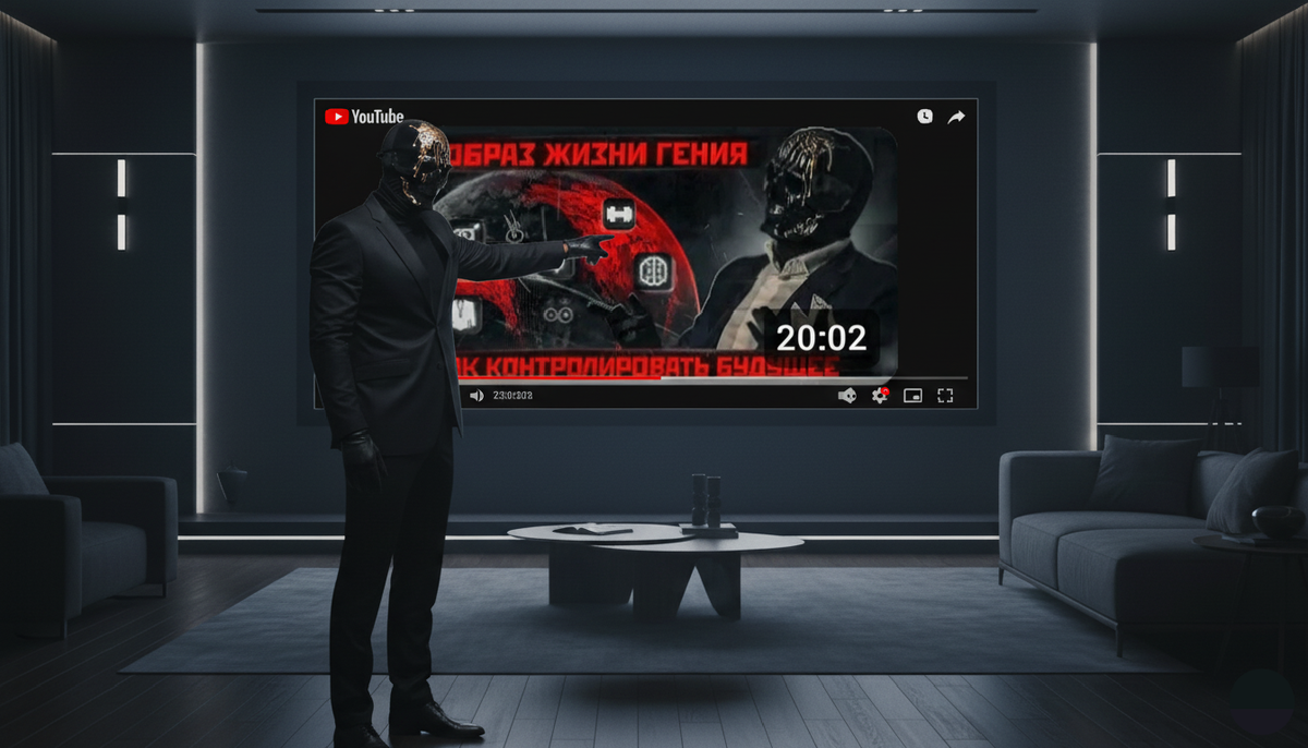 Визуализация созданная автором. Разбор видео: “Как живёт МОРИАРТИ. Как стать умным – Метод спецслужб”.