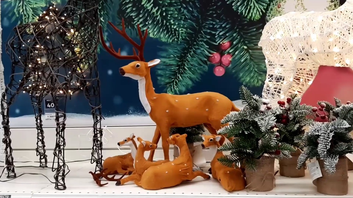 За подарками и новыми идеями для декора дома мы отправились в сетевой магазин.