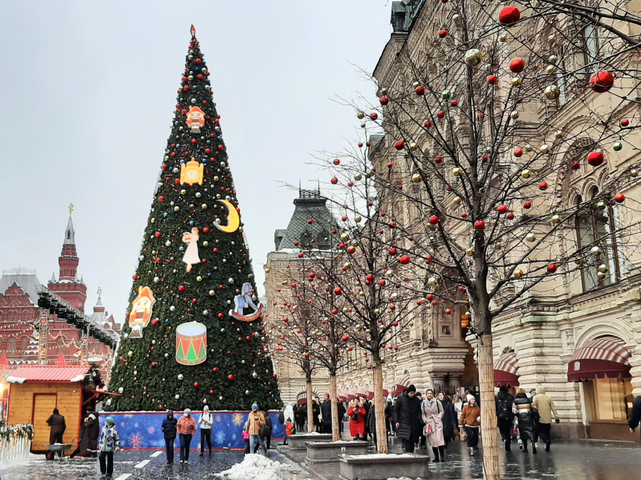 Елка на Красной Площади, 2021 