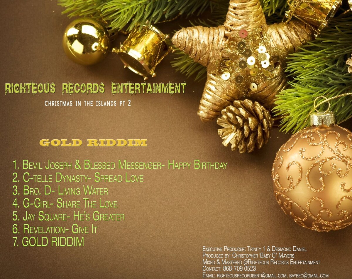 VA - Christmas In The Islands - vol.2 - Gold Riddim (Righteous Rec) - 2014