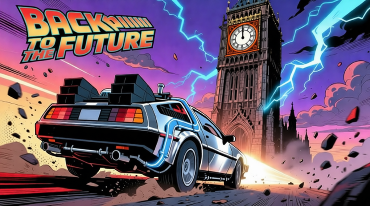 Постер: "Назад в будущее" 