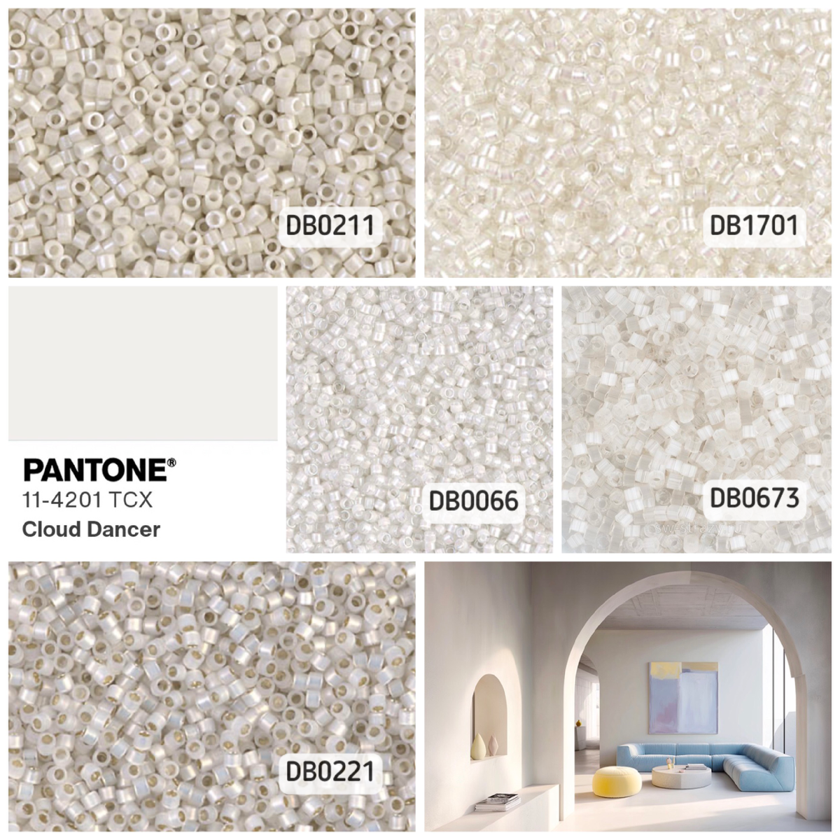 Подборка японского бисера делика 11/0.