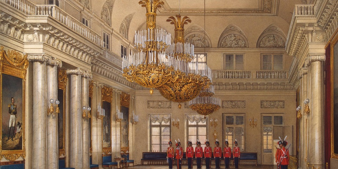 Фельдмаршальский зал Зимнего дворца.