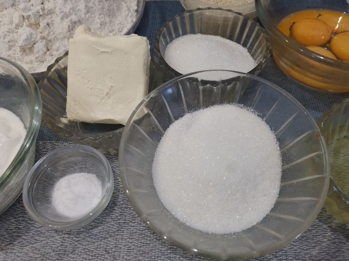 Ингредиенты для приготовления печенья