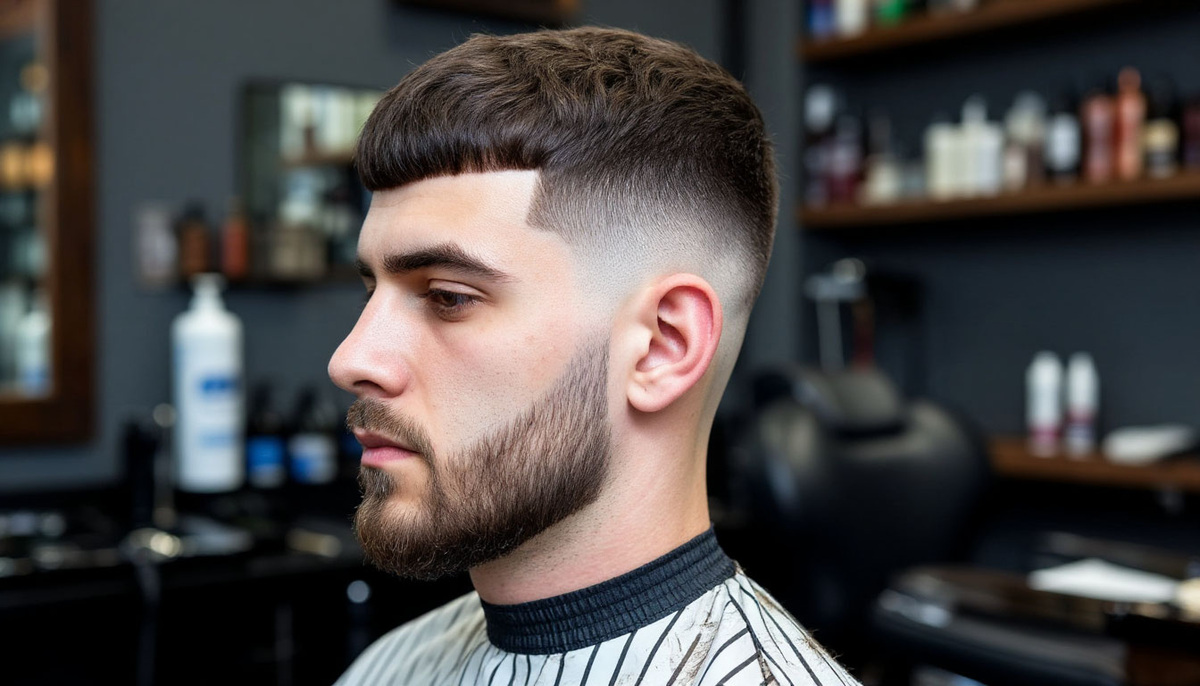 Мужская Стрижка Цезарь