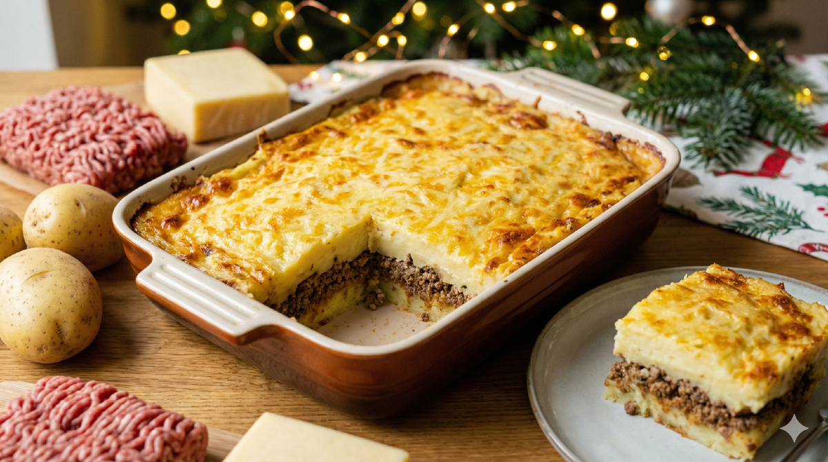 Картофельная запеканка с фаршем: простое горячее на новогодний стол