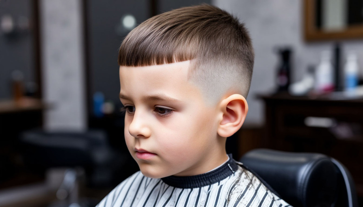 Детская стрижка Цезарь