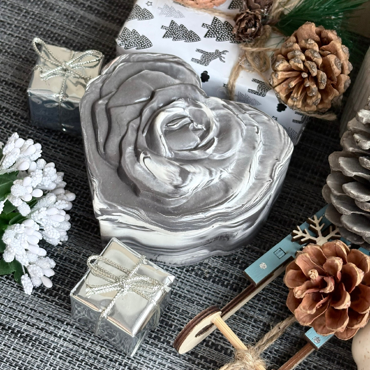 Шкатулка-роза