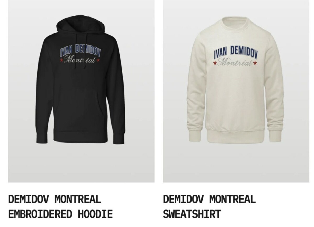     В Монреале о запуске Демидовым своей линейки одежды: он умеет зарабатывать вне льда