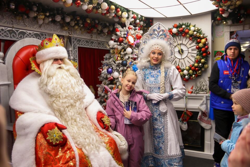    Поезд Деда Мороза в Барнауле. Источник: Виталий Барабаш