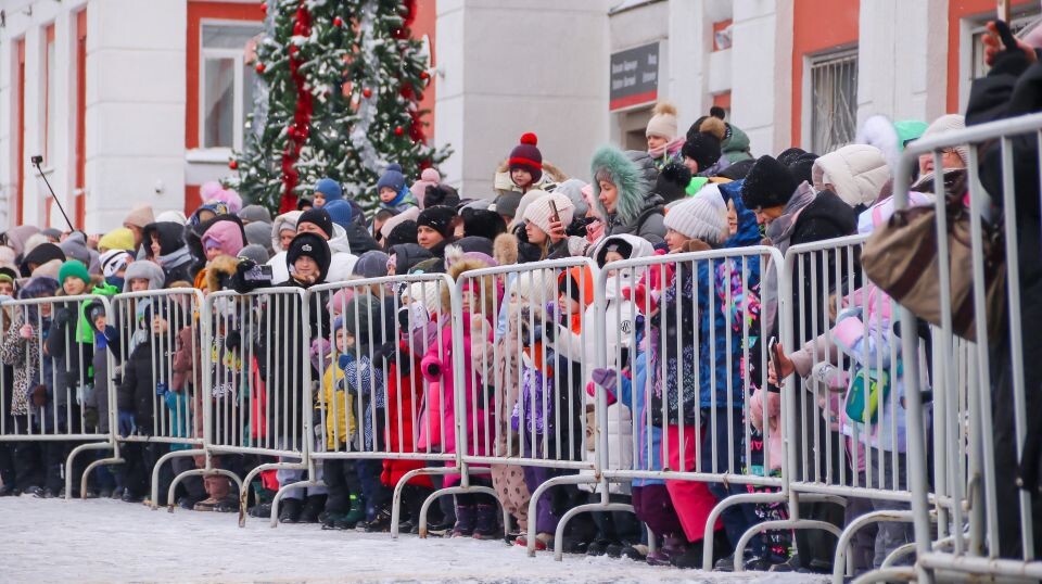    Поезд Деда Мороза в Барнауле - 2025. Источник: Виталий Барабаш