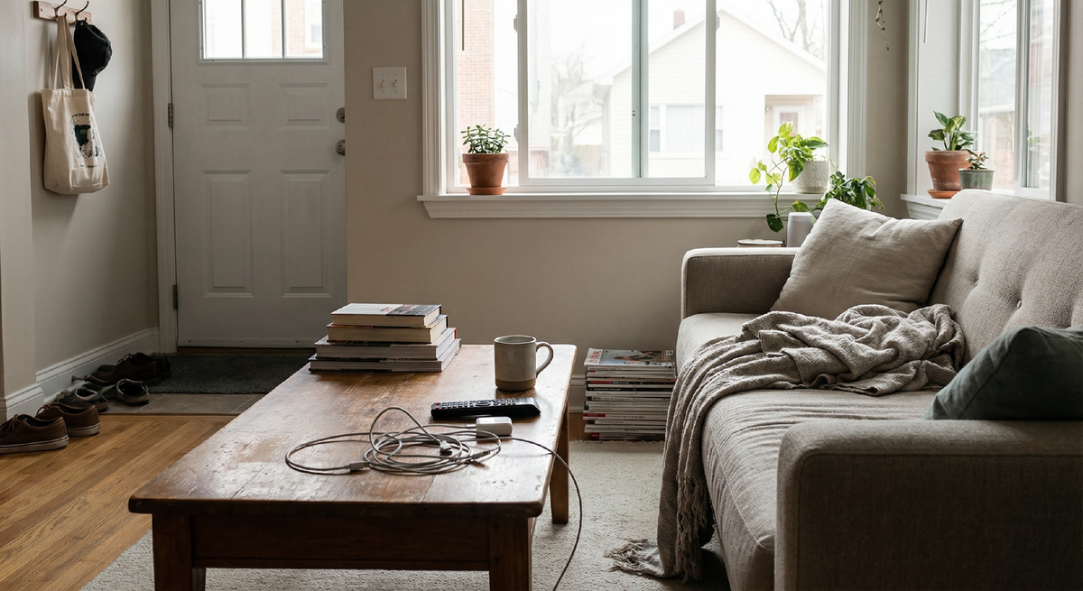 Беспорядок в доме где он появляется