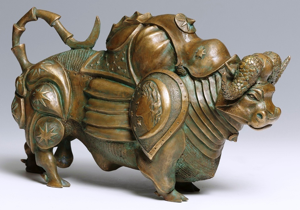 Бык. Скульптор   Ольга   Сагаконь.