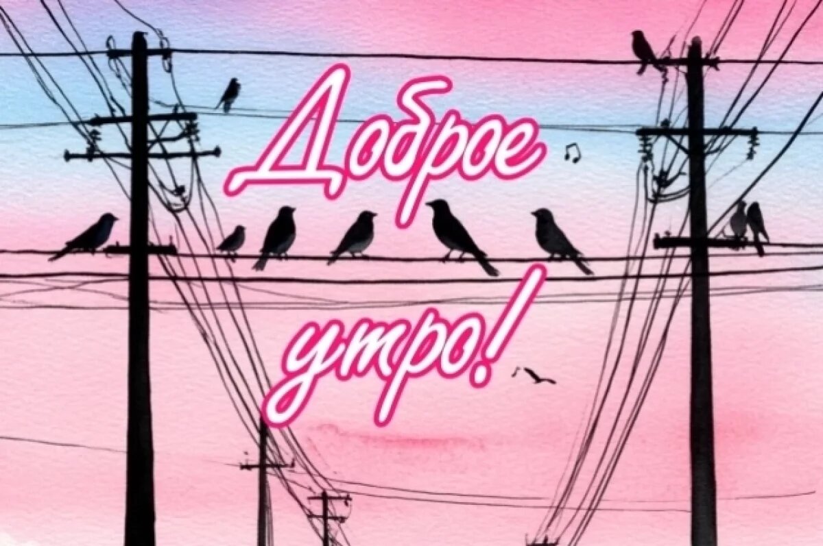    Открытки «Доброе утро» зимние.