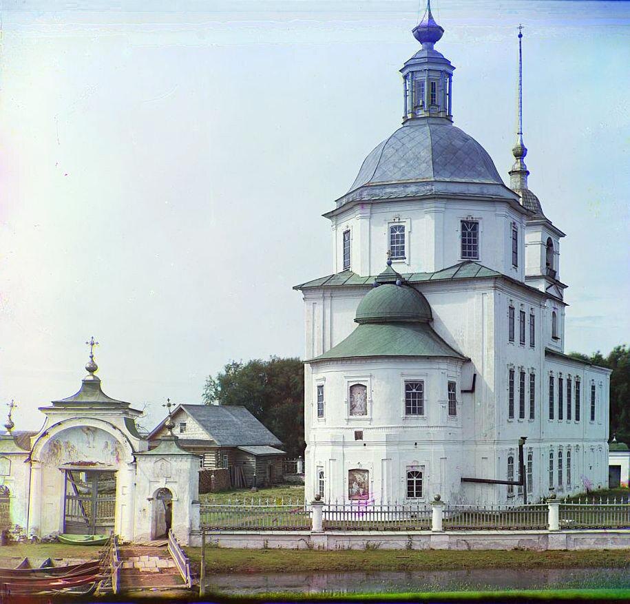    Церковь Рождества Христова в Крохине в 1909 году. Фото Сергея Прокудина-Горского