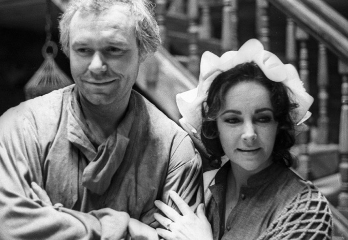 Леонид Неведомский и Элизабет Тейлор на съёмках "Синей птицы"