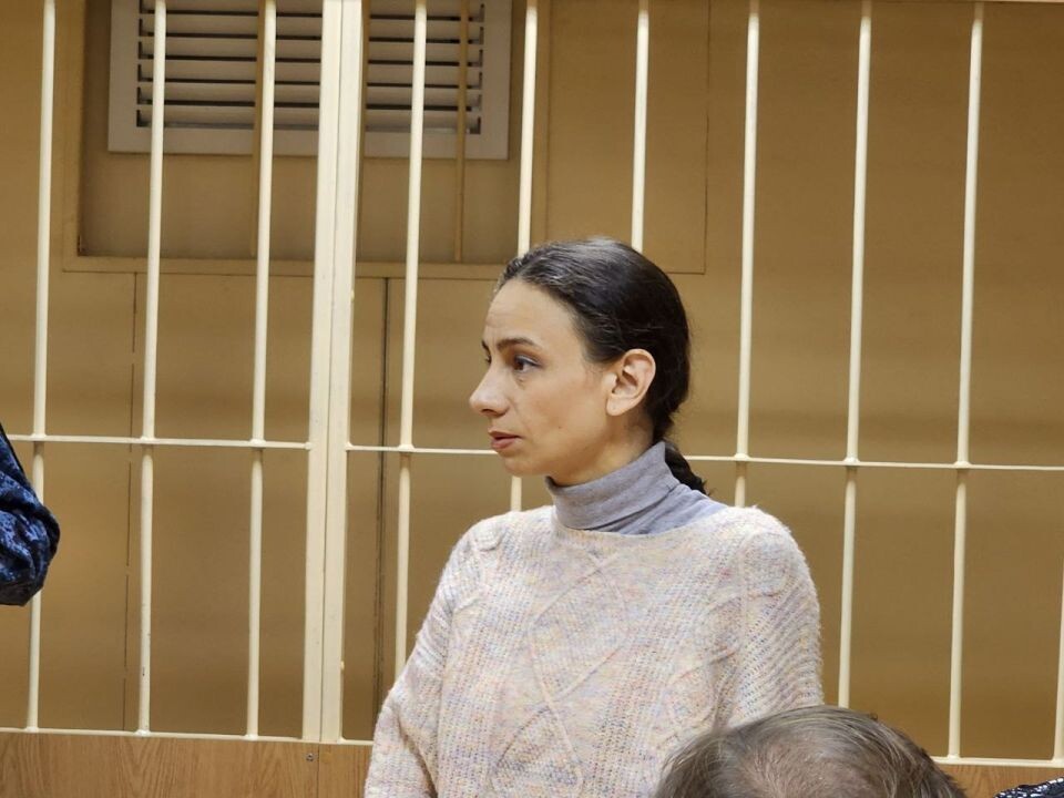    Марина Кохал в суде. Источник: t.me/SPbGS