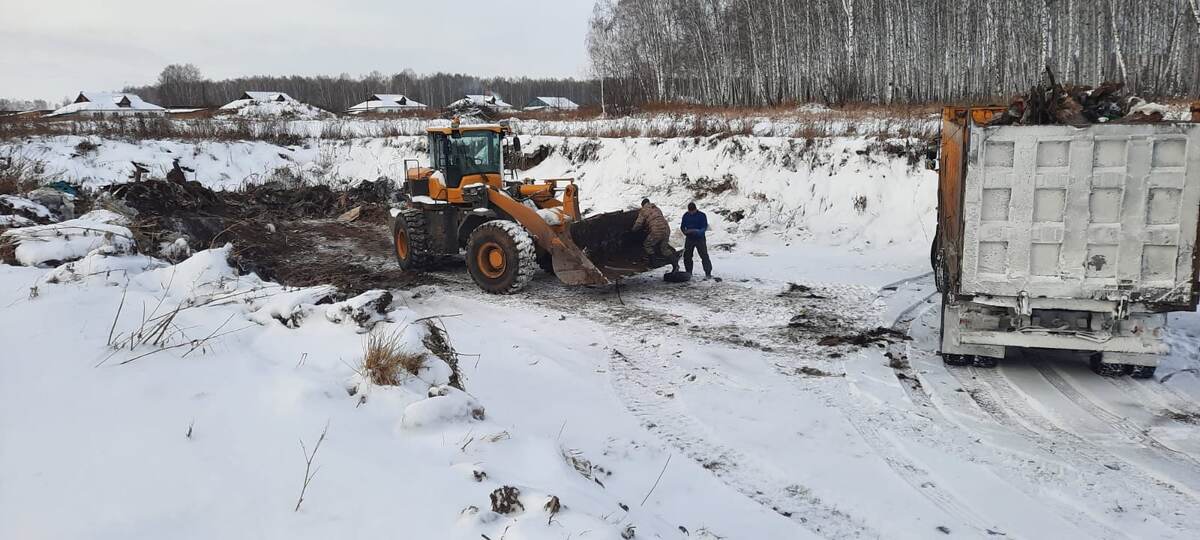 Ликвидация свалки в поселке Урал