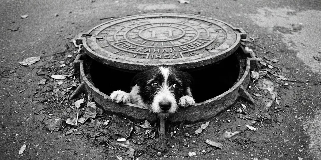 Упавший в незакрытый люк пёс оставил жителей Одинцова без интернета