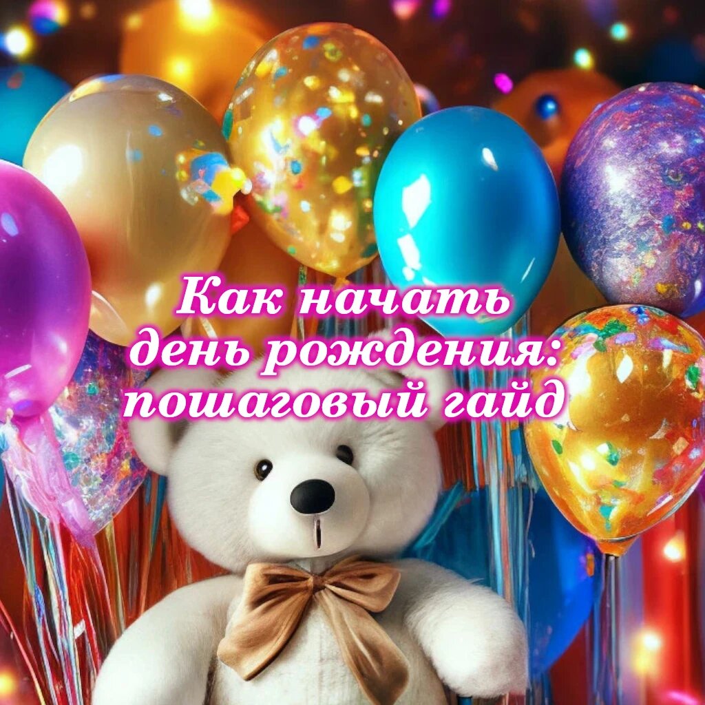 Как начать день рождения: пошаговый гайд 