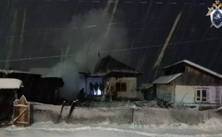 Место пожара. Фото: СУ СК по Республике Алтай