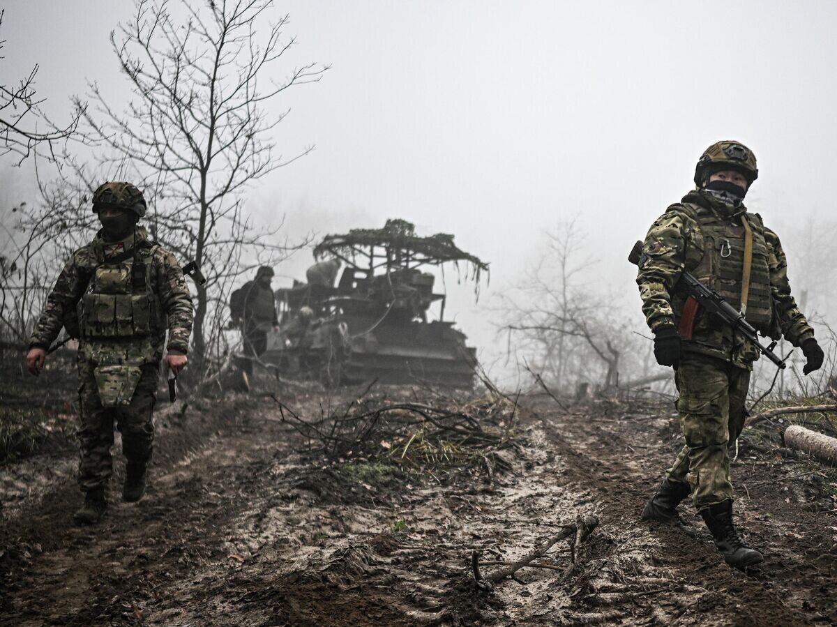    Российские военнослужащие в зоне СВО | © РИА Новости / Сергей Бобылев