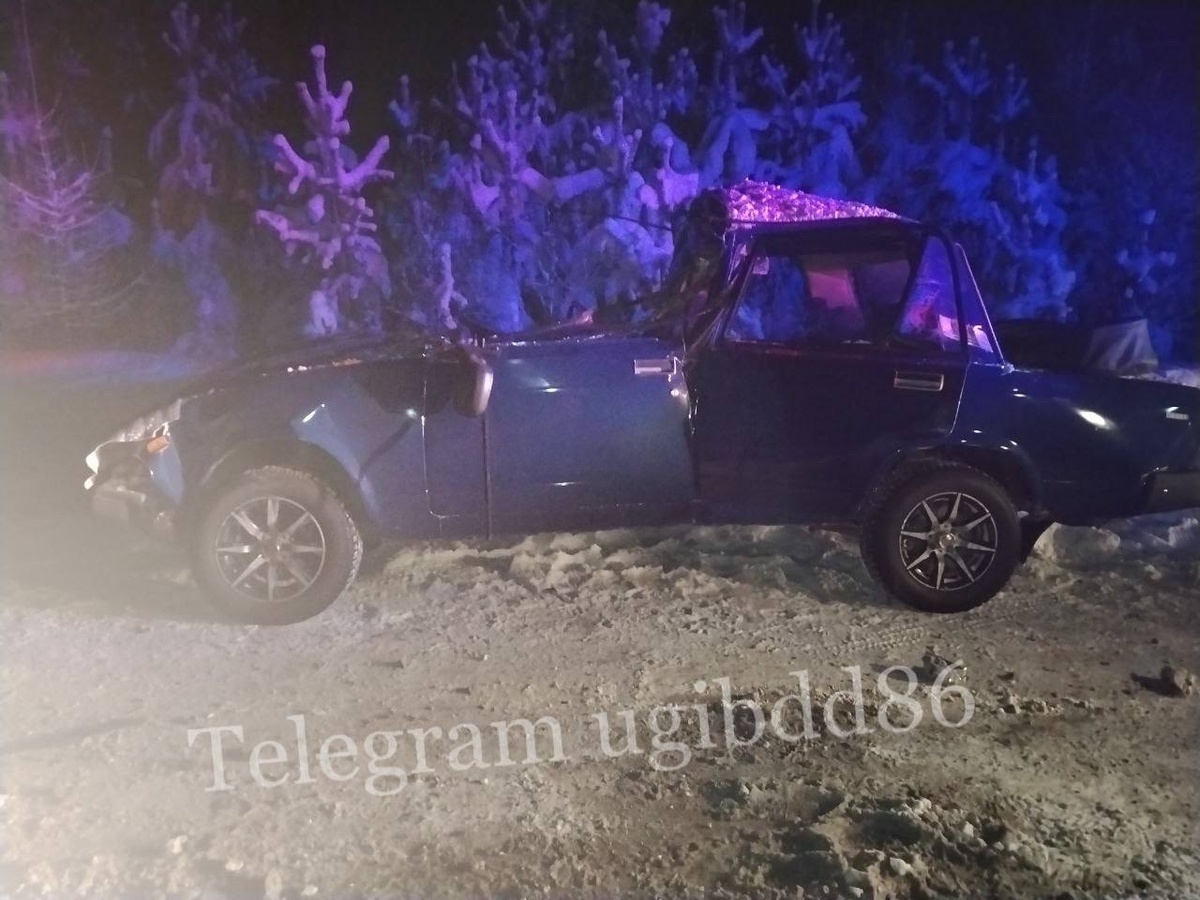    В автоаварии на трассе в Югре чудом выжили водитель и пассажир «Ваза»