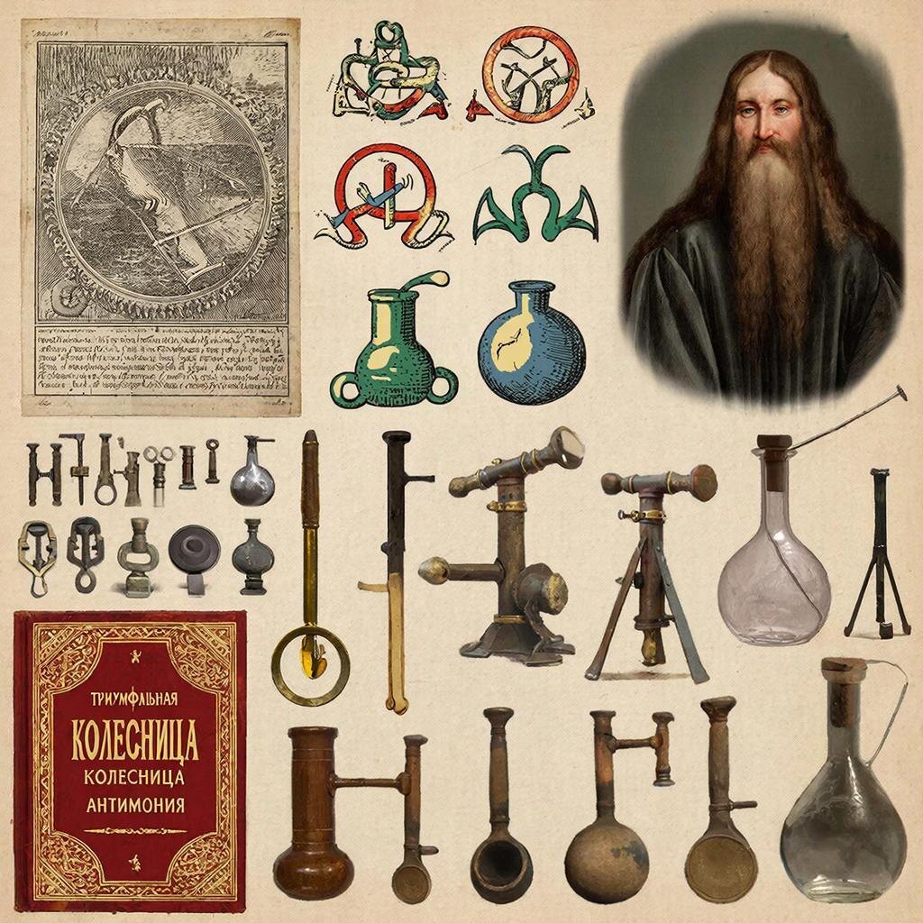 «Тайный гений алхимии» (Базилиус Валентинус ака Базиль Валентин)
