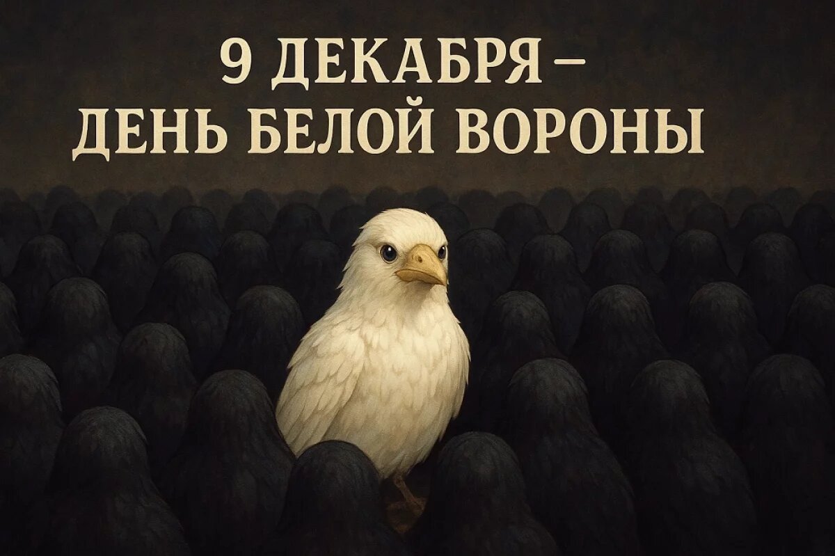    День белой вороны - открытки