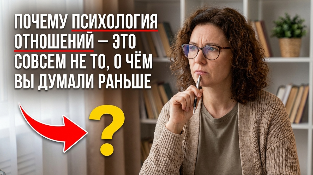 Почему психология отношений  – это совсем не то, о чём вы думали раньше