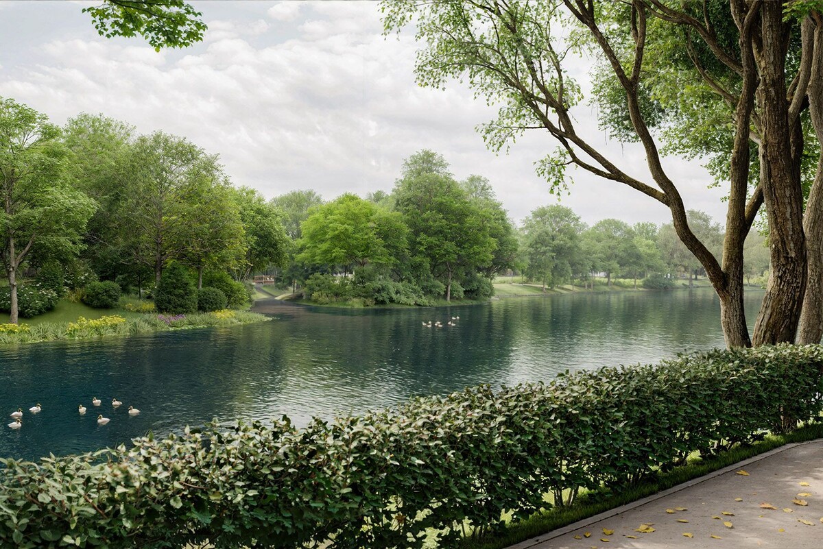    Началась реабилитация Щучьего пруда в московских Кузьминках