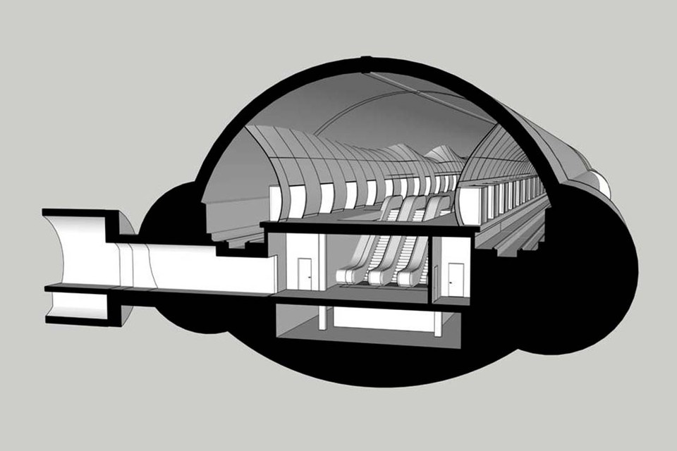    Схема будущей платформы. Фото: АО «Метропроект»