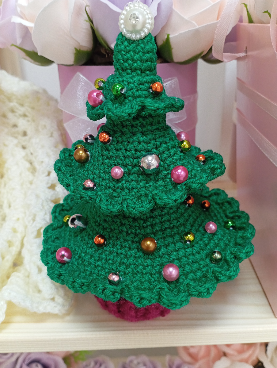 Вязанная ёлочка 