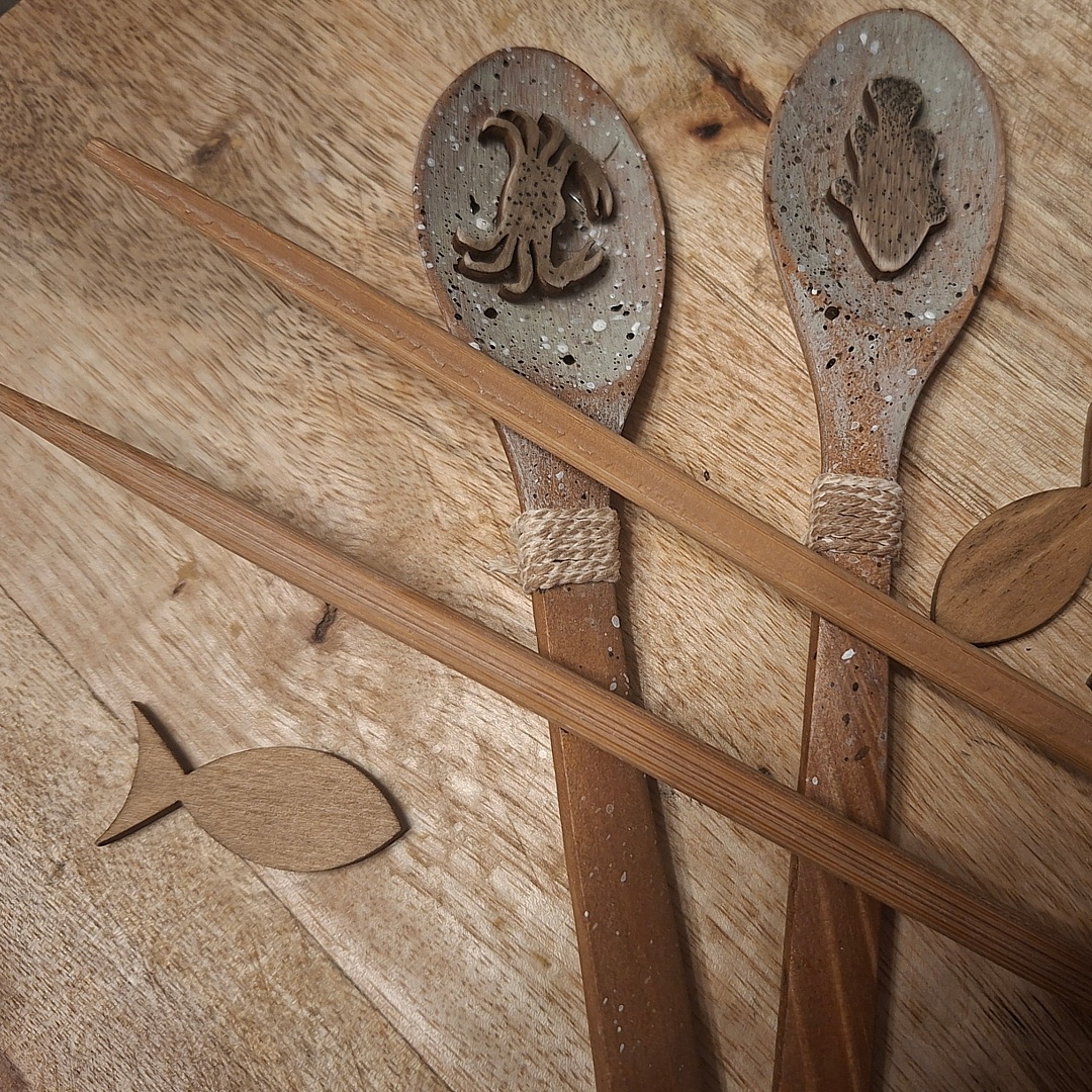 Как раз с крабом и рыбками!