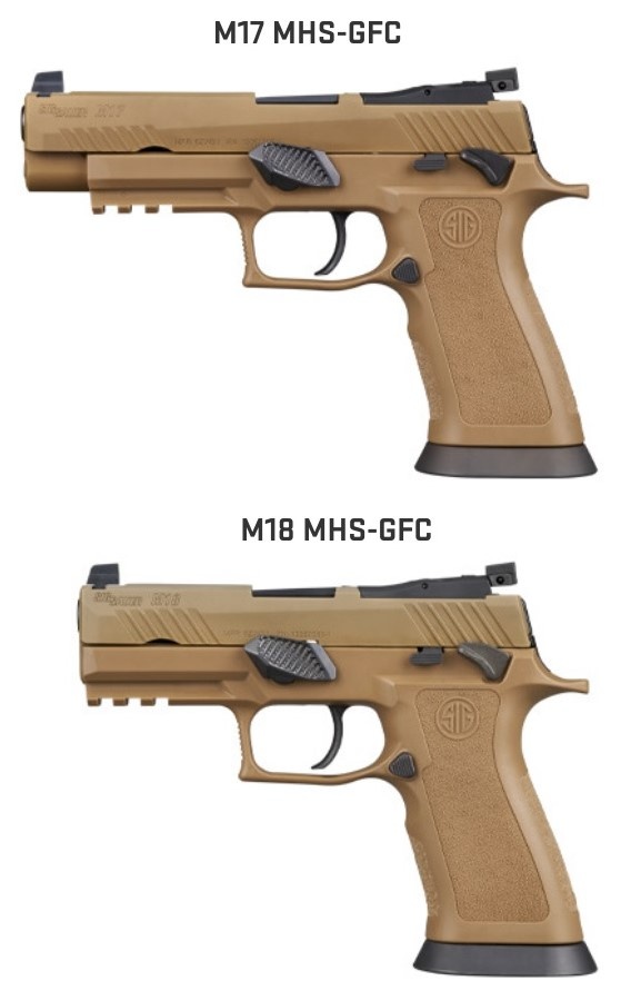 Пистолеты М17 и М18 в конфигурации MHS-GFC.
