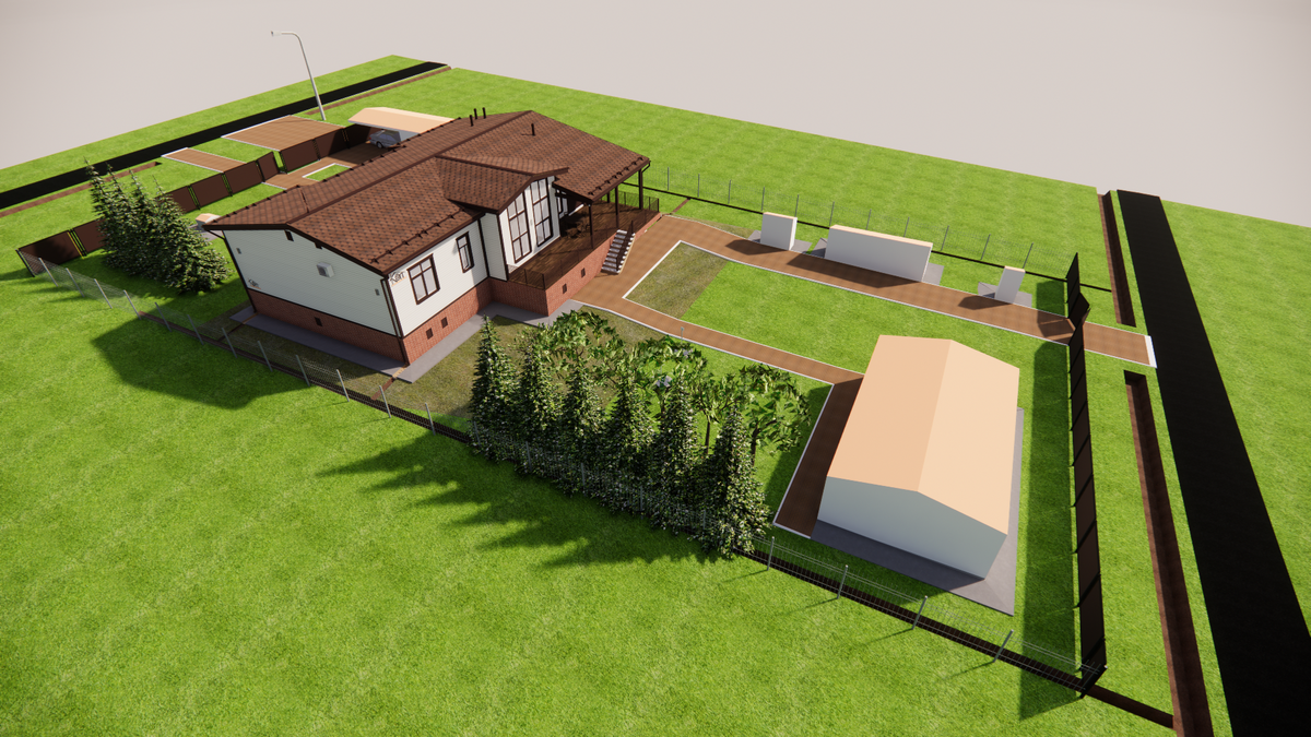 Визуализация земельного участка