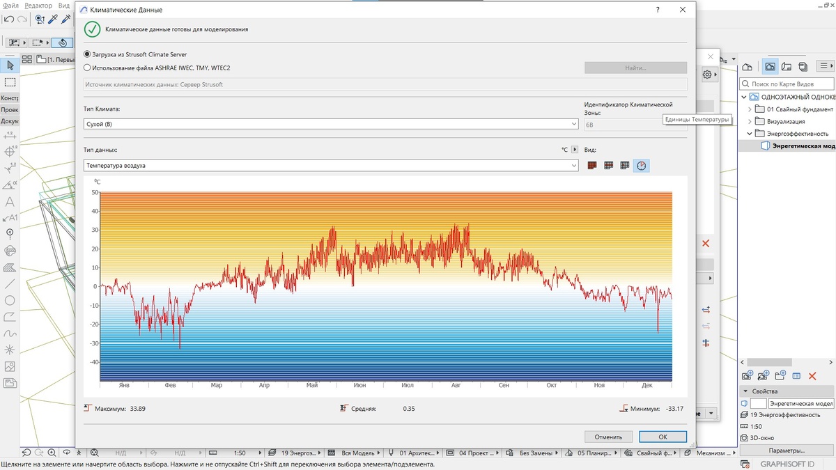 Климатические параметры района строительства