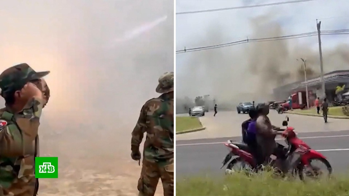    На границе Таиланда и Камбоджи возобновились бои