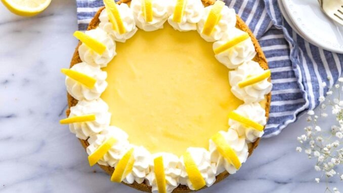 Лимонный чизкейк