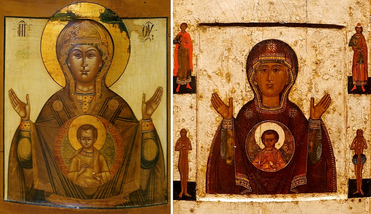  Икона Знамение Пресвятой Богородицы.